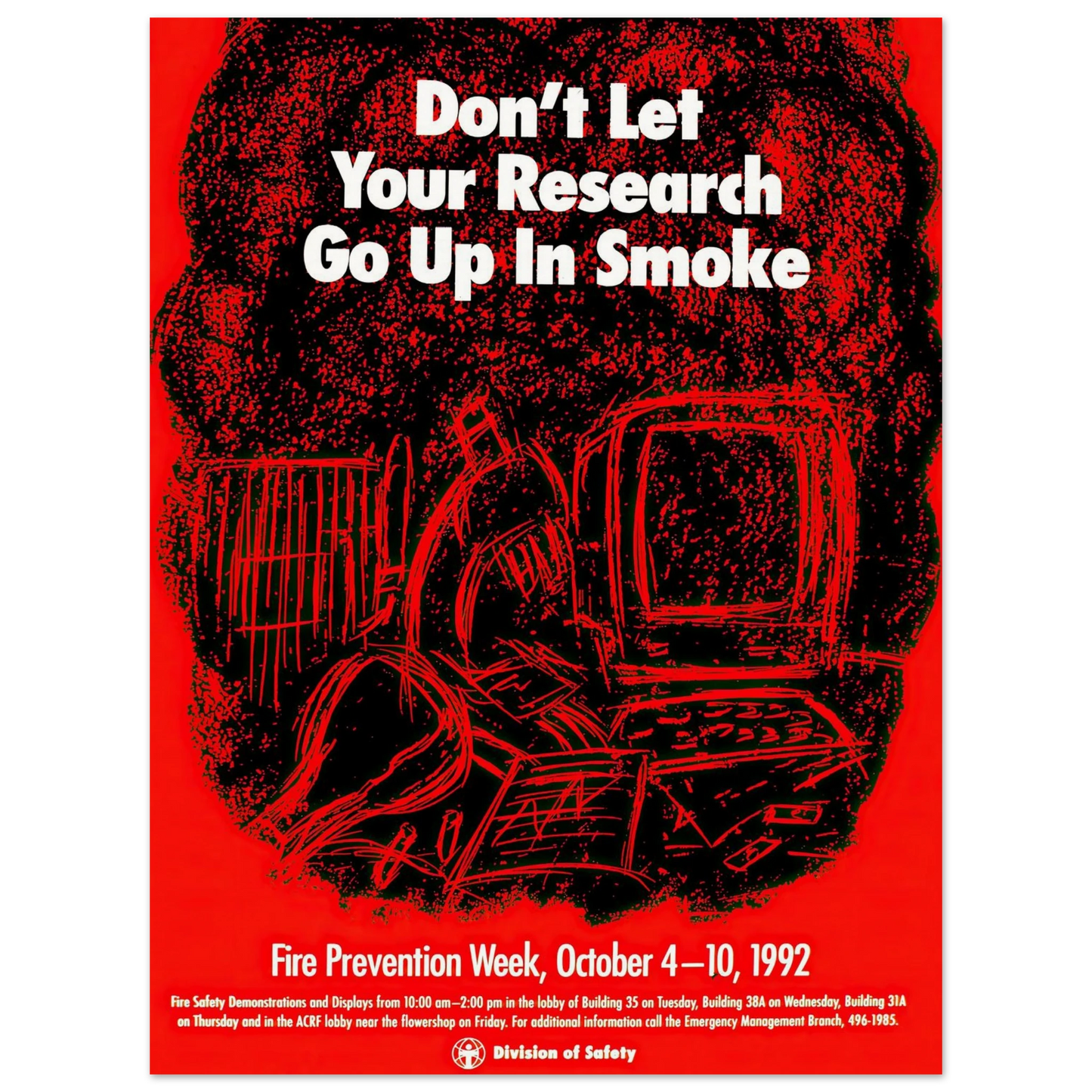 Don’t let your research go up in smoke (1992) Art Print | National Institutes of Health-Quipham Collections