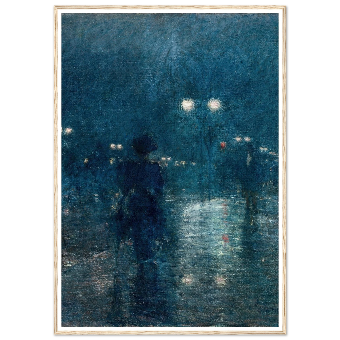 Fifth Avenue Nocturne (c. 1895) Art Print | Childe Hassam-Quipham Collections