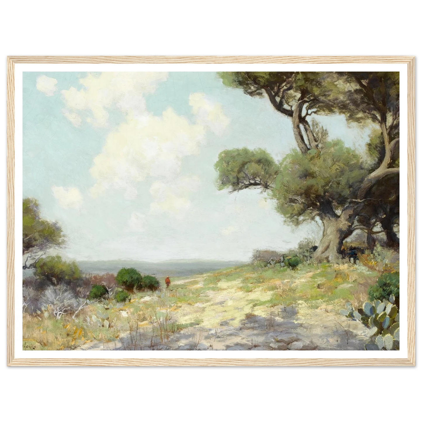 In the Hills — Southwest Texas (1912) Art Print | Julian Onderdonk-Quipham Collections