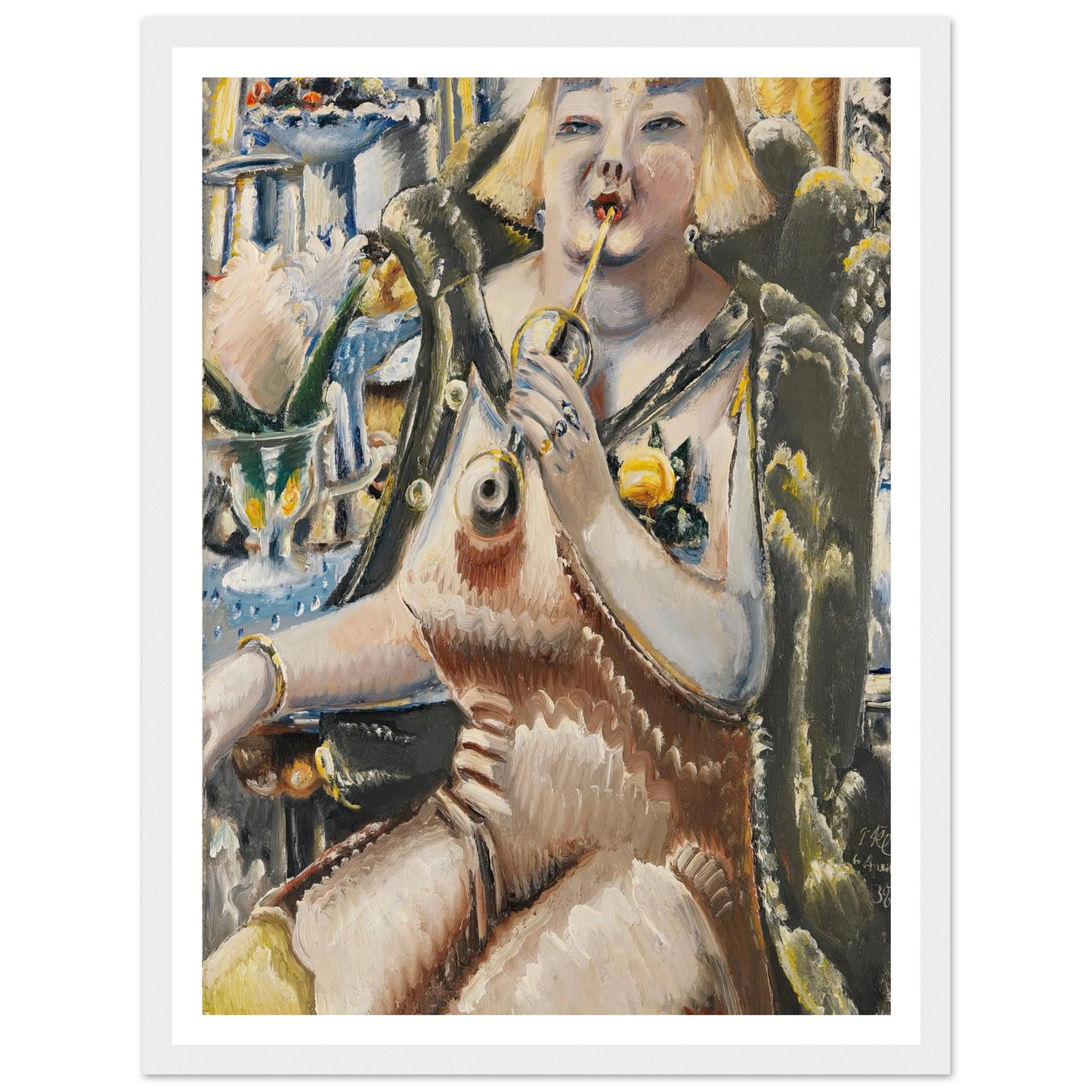 An der Bar (The Star at the Show) (1938) Art Print | Paul Kleinschmidt-Quipham Collections