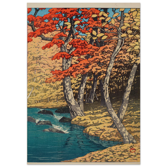 Oirase no aki (Autumn at Oirase) (1933) Art Print | Kawase Hasui-Quipham Collections