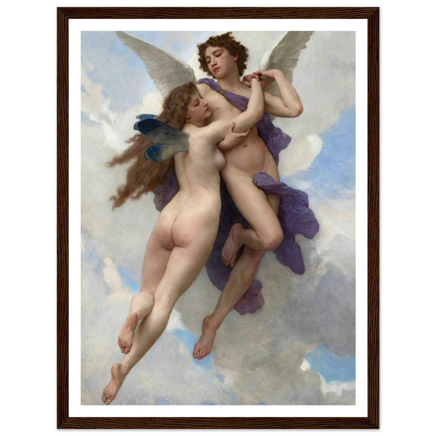 Love And Psyché (1899) Art Print | William Bouguereau-Quipham Collections