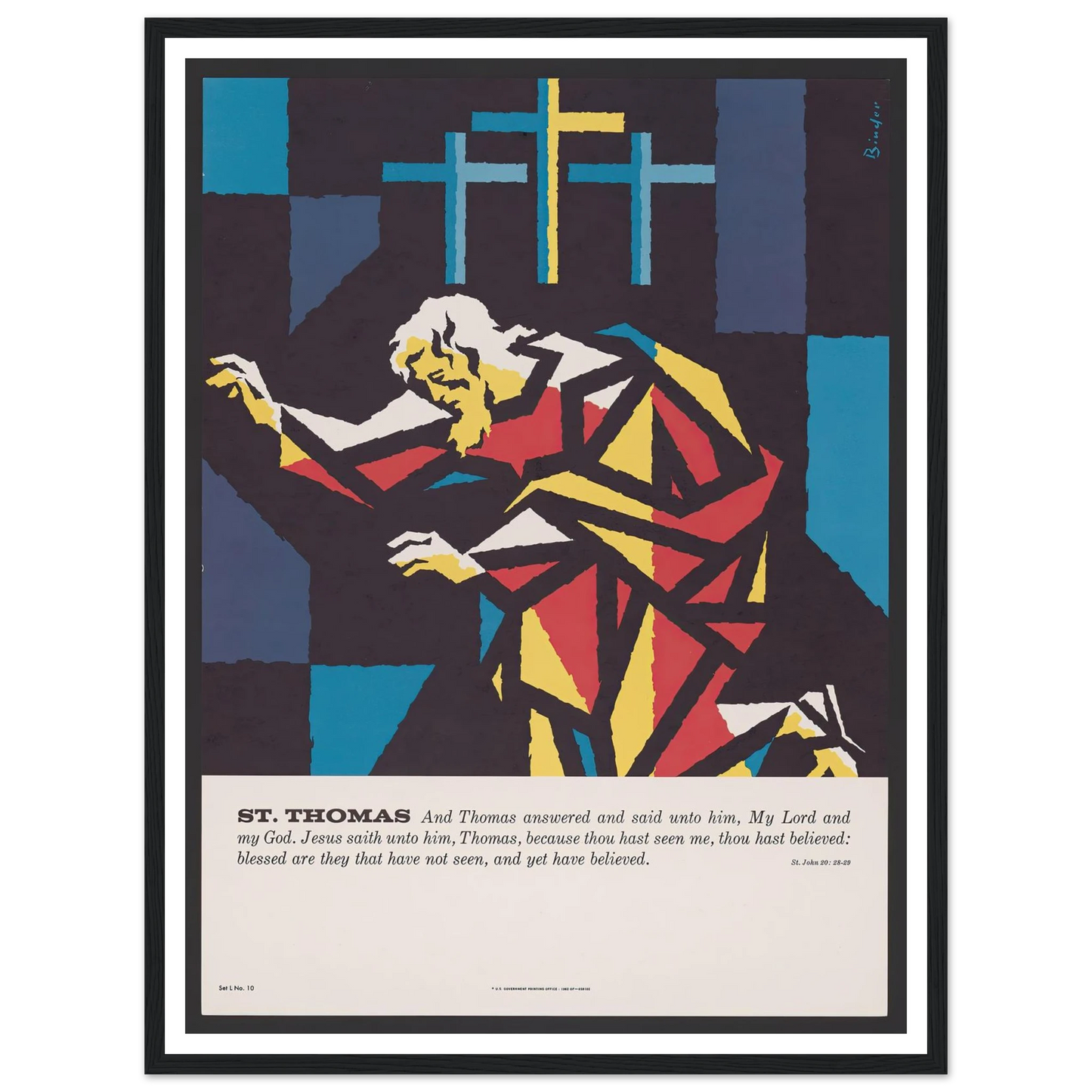 St. Thomas (1962) Art Print | Joseph Binder-Quipham Collections