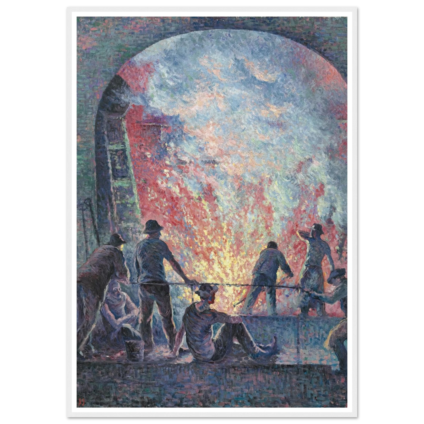 L’Acierie (1899) Art Print | Maximilien Luce-Quipham Collections