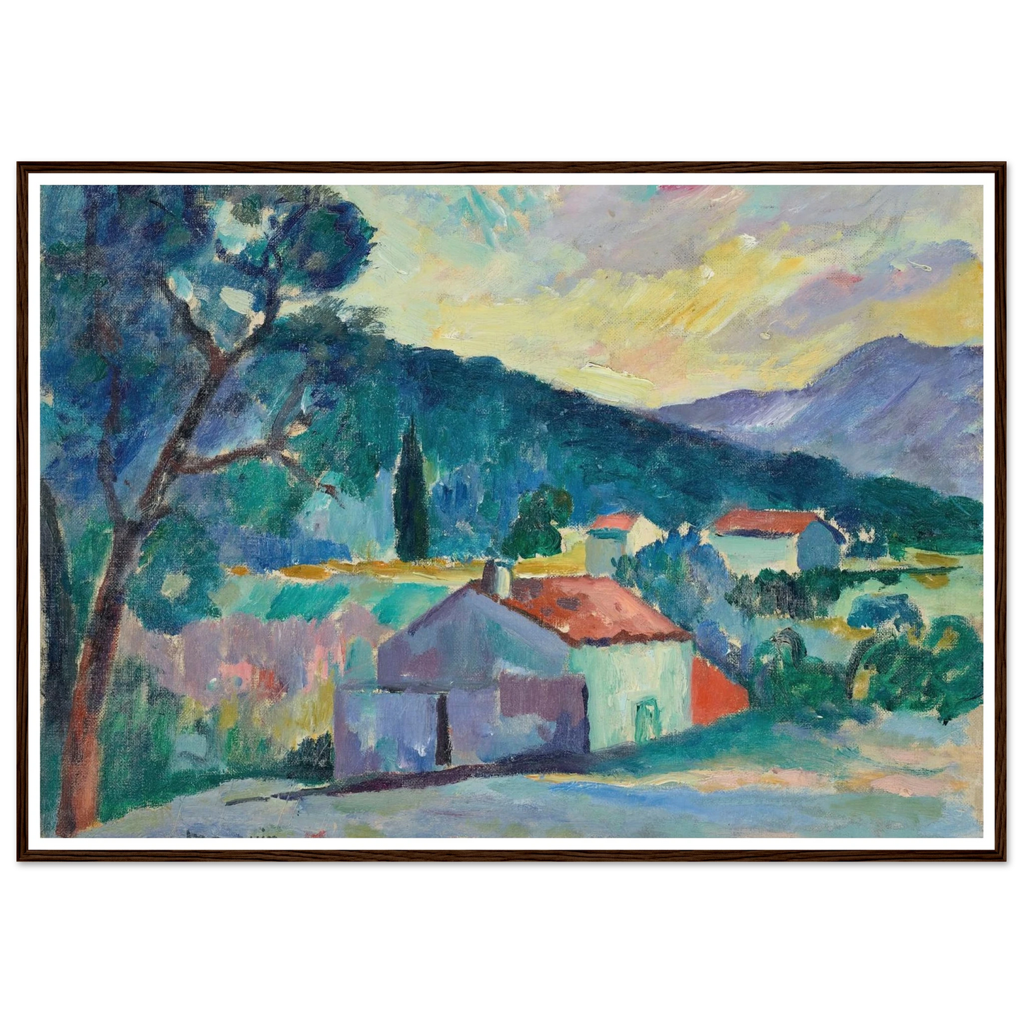 Le Mas à Saint-Tropez (1905) Art Print | Henri Manguin-Quipham Collections