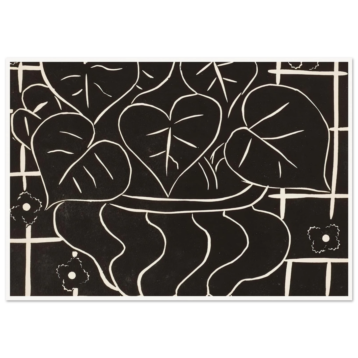 Corbeille de bégonias I (1938) Art Print | Henri Matisse-Quipham Collections