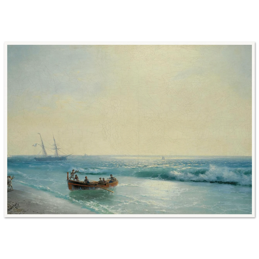 Sailors Coming Ashore (1897) Art Print | Ivan Konstantinovich Aivazovsky-Quipham Collections