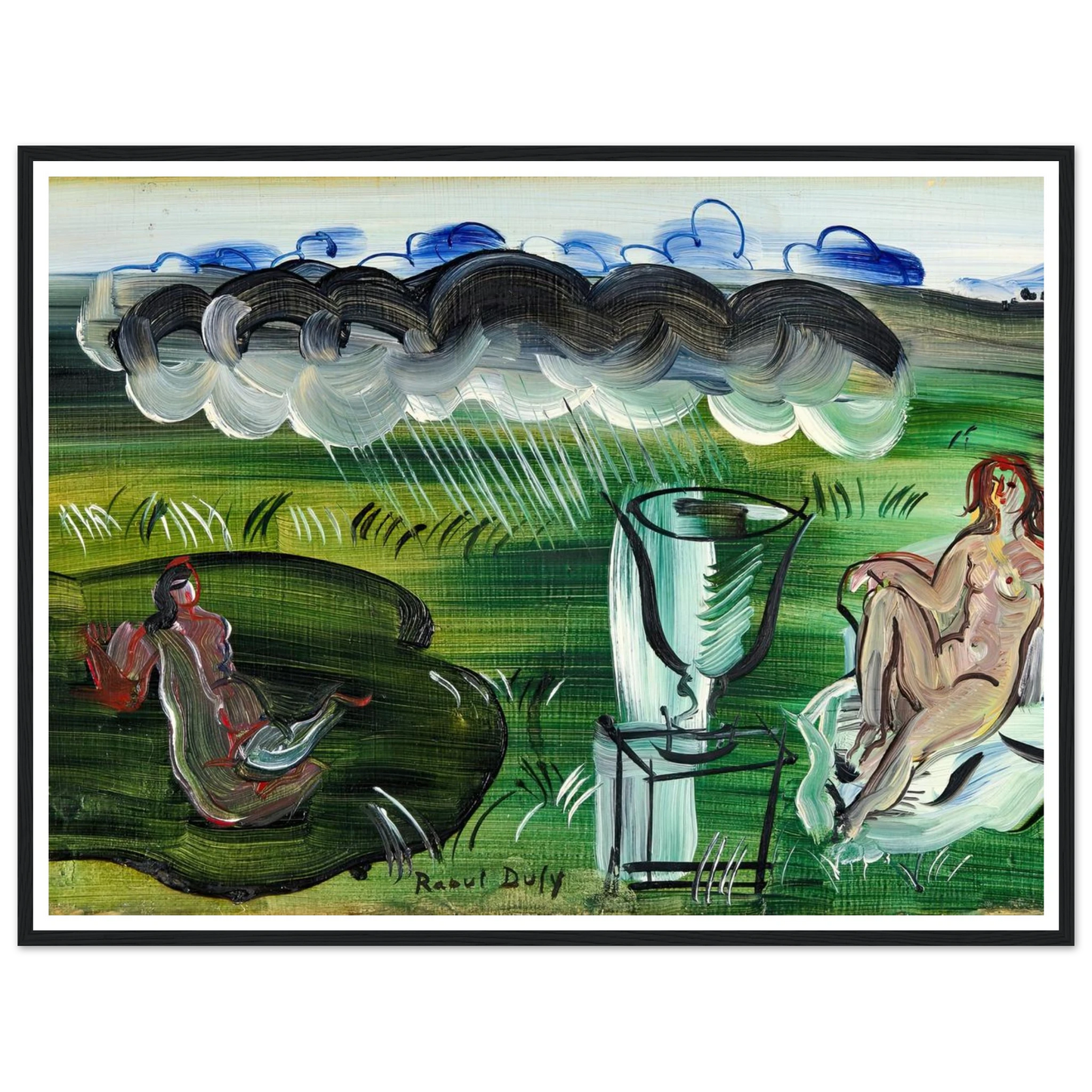 Composition avec vase et nus (1942) Art Print | Raoul Dufy-Quipham Collections