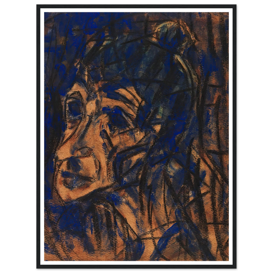 Kopf II (1921) Art Print | Christian Rohlfs-Quipham Collections