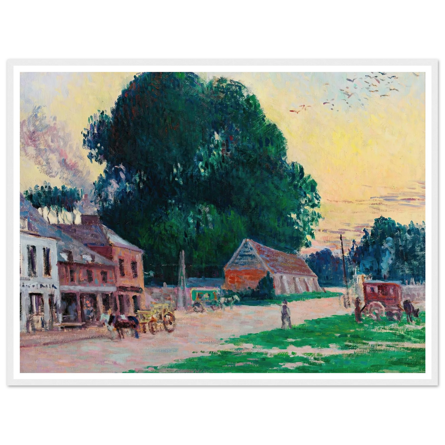 Paris, Le Quartier De Vaugirard (circa 1910) Art Print | Maximilien Luce-Quipham Collections