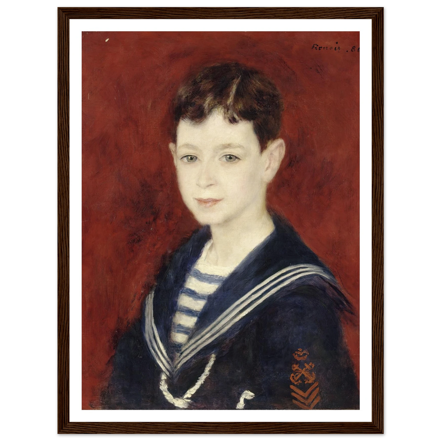 Fernand Halphen as a Boy (1880) Art Print | Pierre Auguste Renoir-Quipham Collections