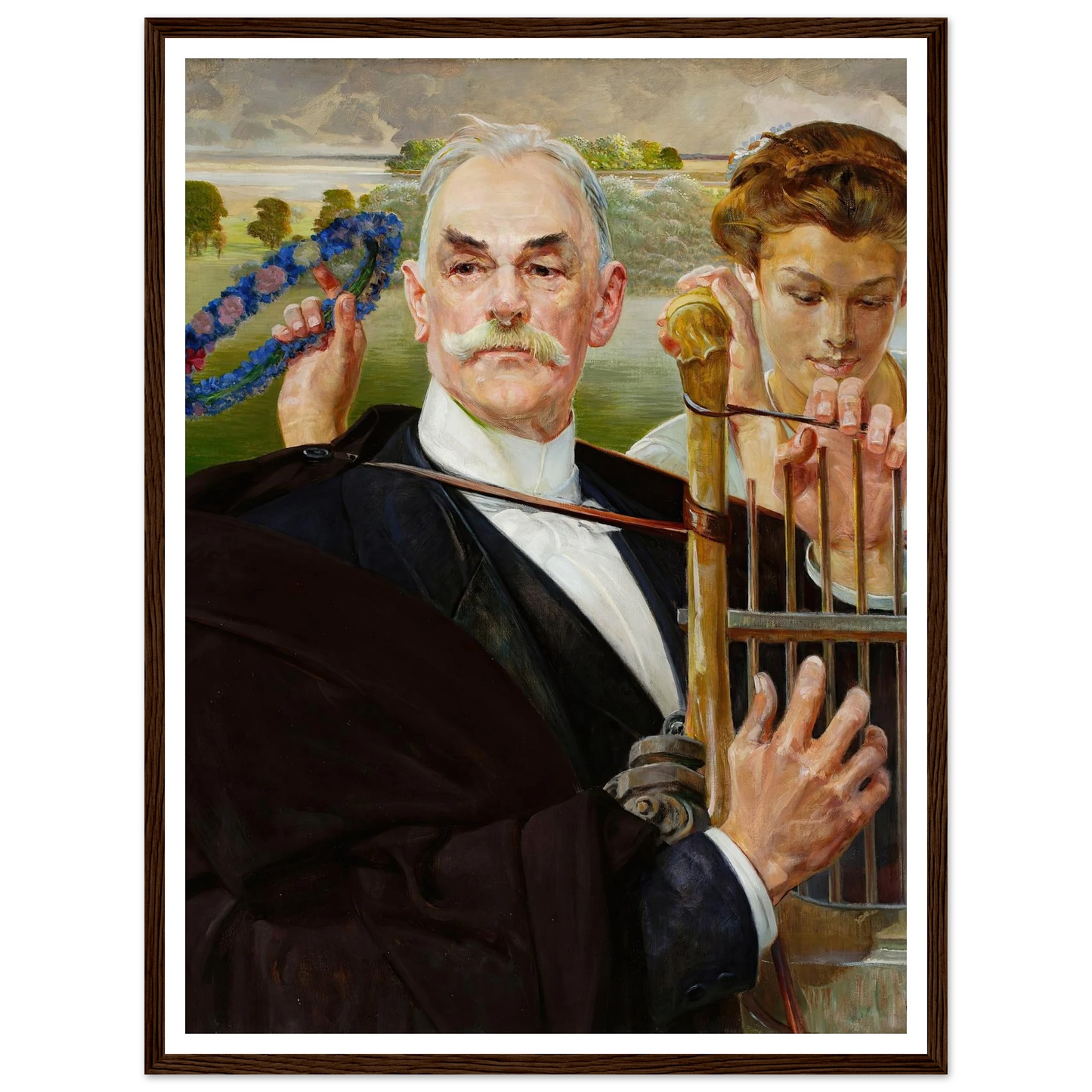 Portrait of Władysław Żeleński (1908) Art Print | Jacek Malczewski-Quipham Collections