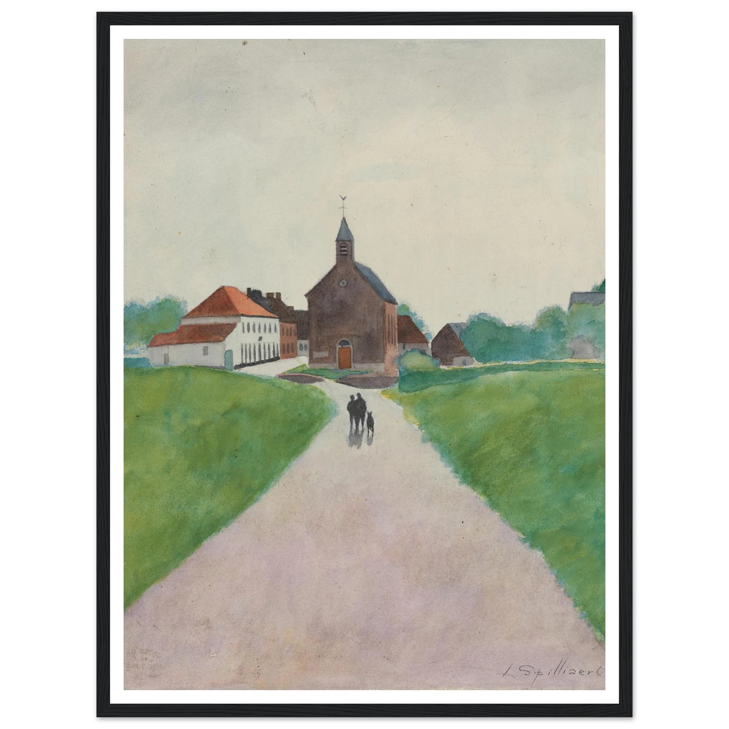 Au temps que Nanette était perdue pl. 4 (1931) Art Print | Leon Spilliaert-Quipham Collections