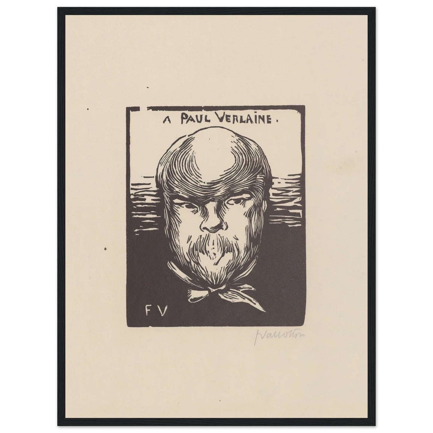 A Paul Verlaine (1891) Art Print | Felix Vallotton-Quipham Collections
