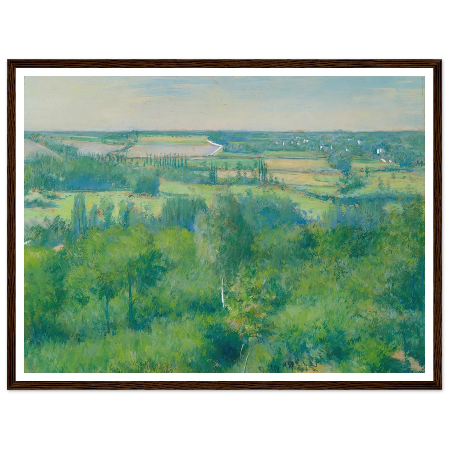 La Vallée De L’yerres (1877) Art Print | Gustave Caillebotte-Quipham Collections