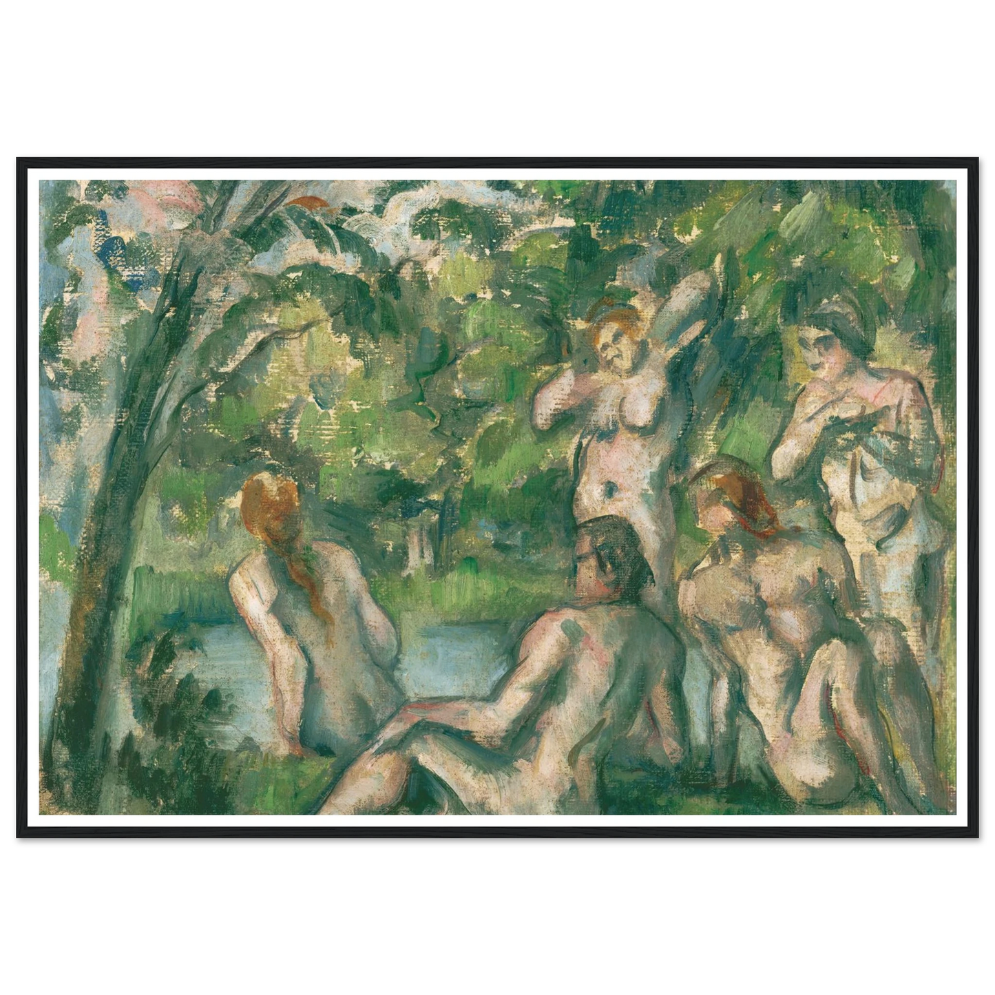Bathers 2 Art Print | Paul Cezanne-Quipham Collections
