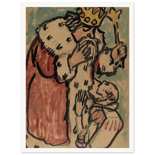 König (1910) Art Print | Christian Rohlfs-Quipham Collections