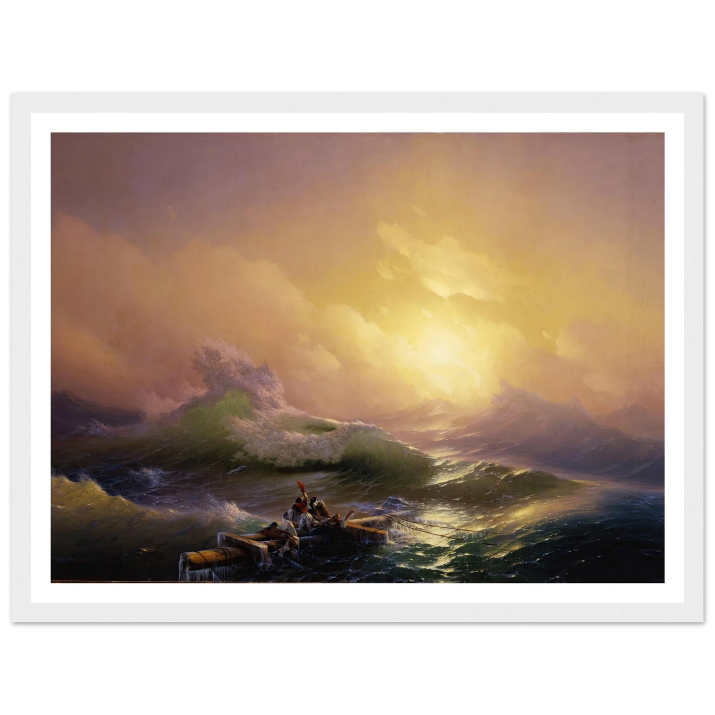 The Ninth Wave (1850) Art Print | Ivan Konstantinovich Aivazovsky-Quipham Collections