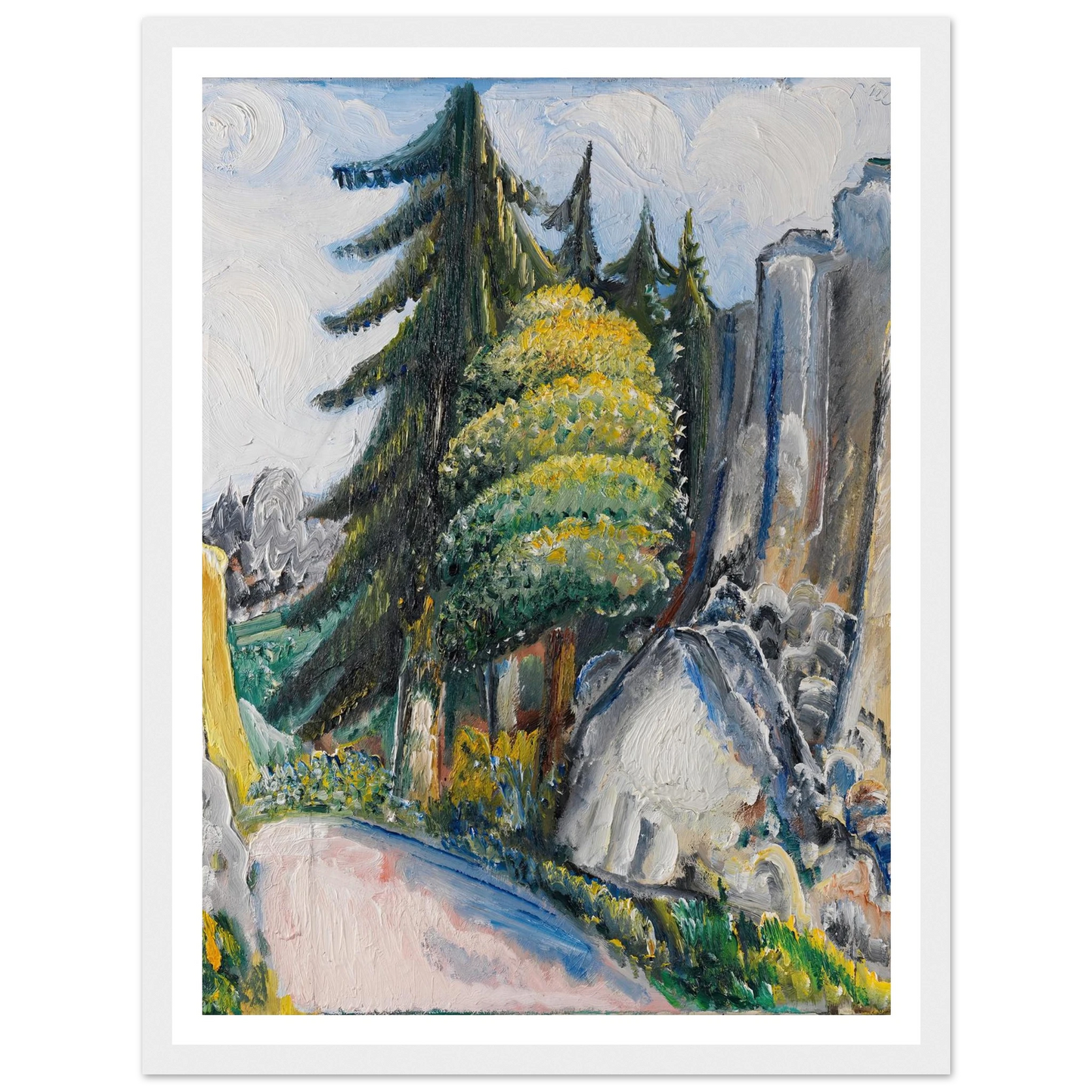 Alblandschaft (1932) Art Print | Paul Kleinschmidt-Quipham Collections
