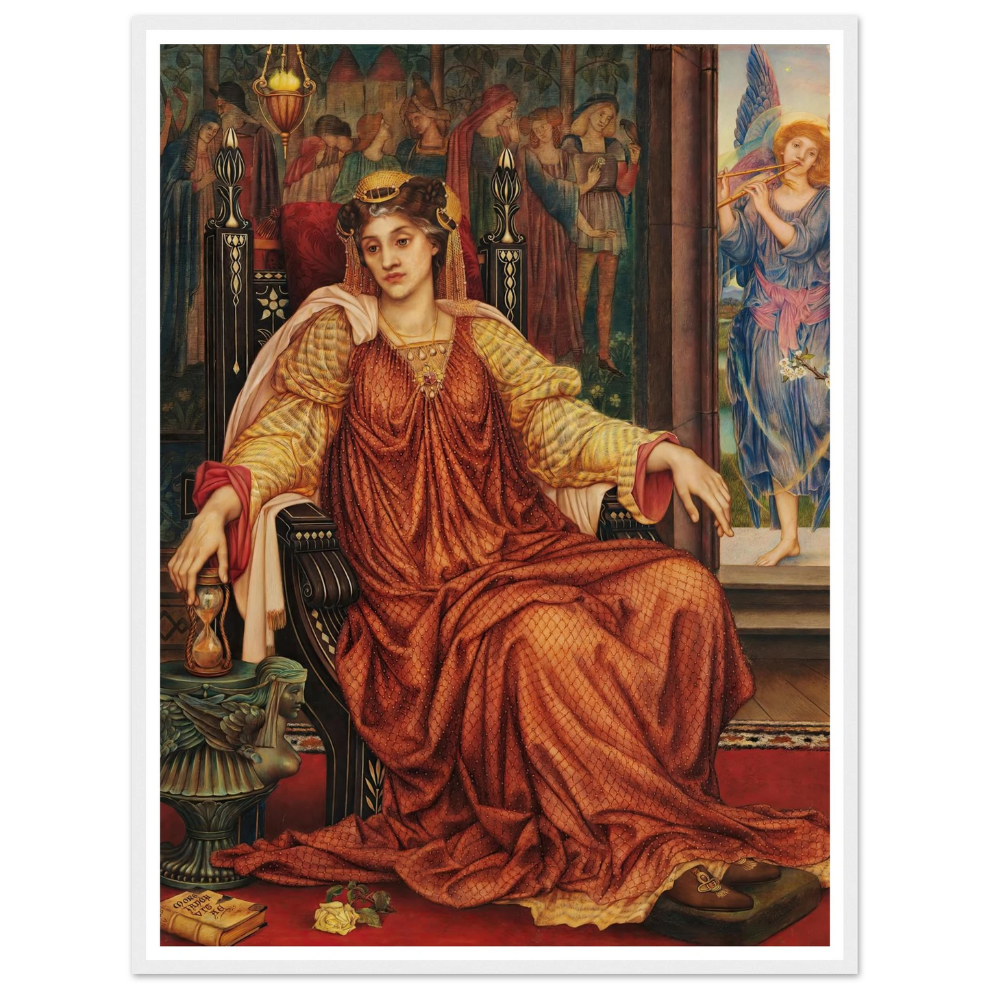 The Hour Glass Art Print | Evelyn de Morgan-Quipham Collections