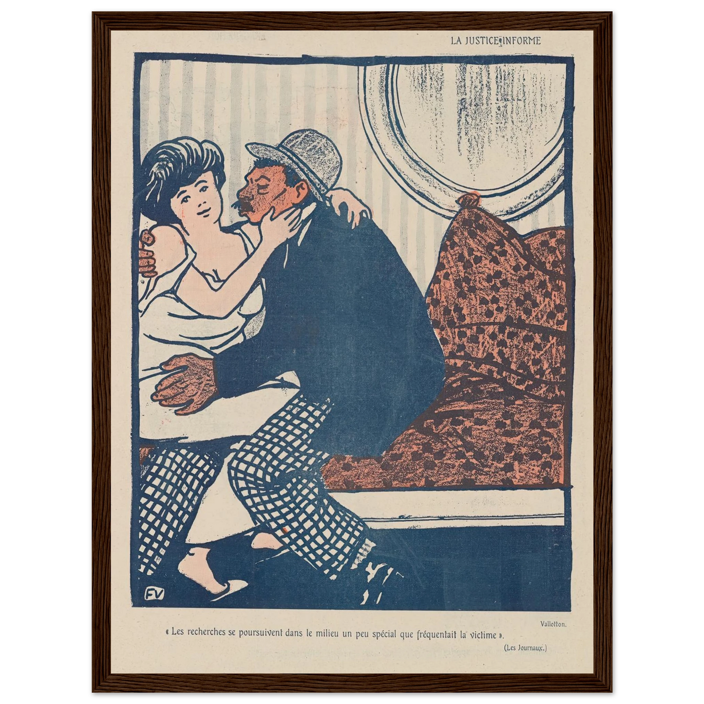 10 octobre 1903. Art Print | Felix Vallotton-Quipham Collections