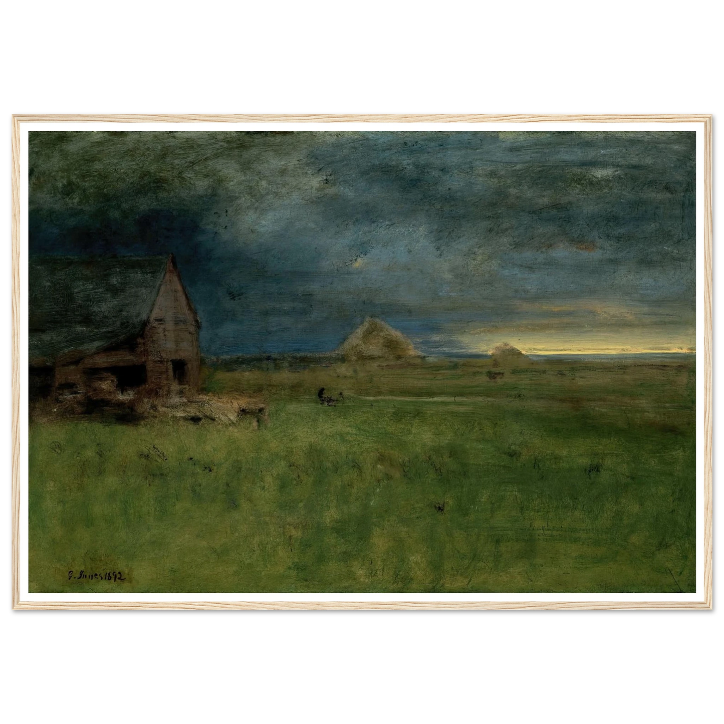 The Lonely Farm, Nantucket (1892) Art Print | George Inness-Quipham Collections