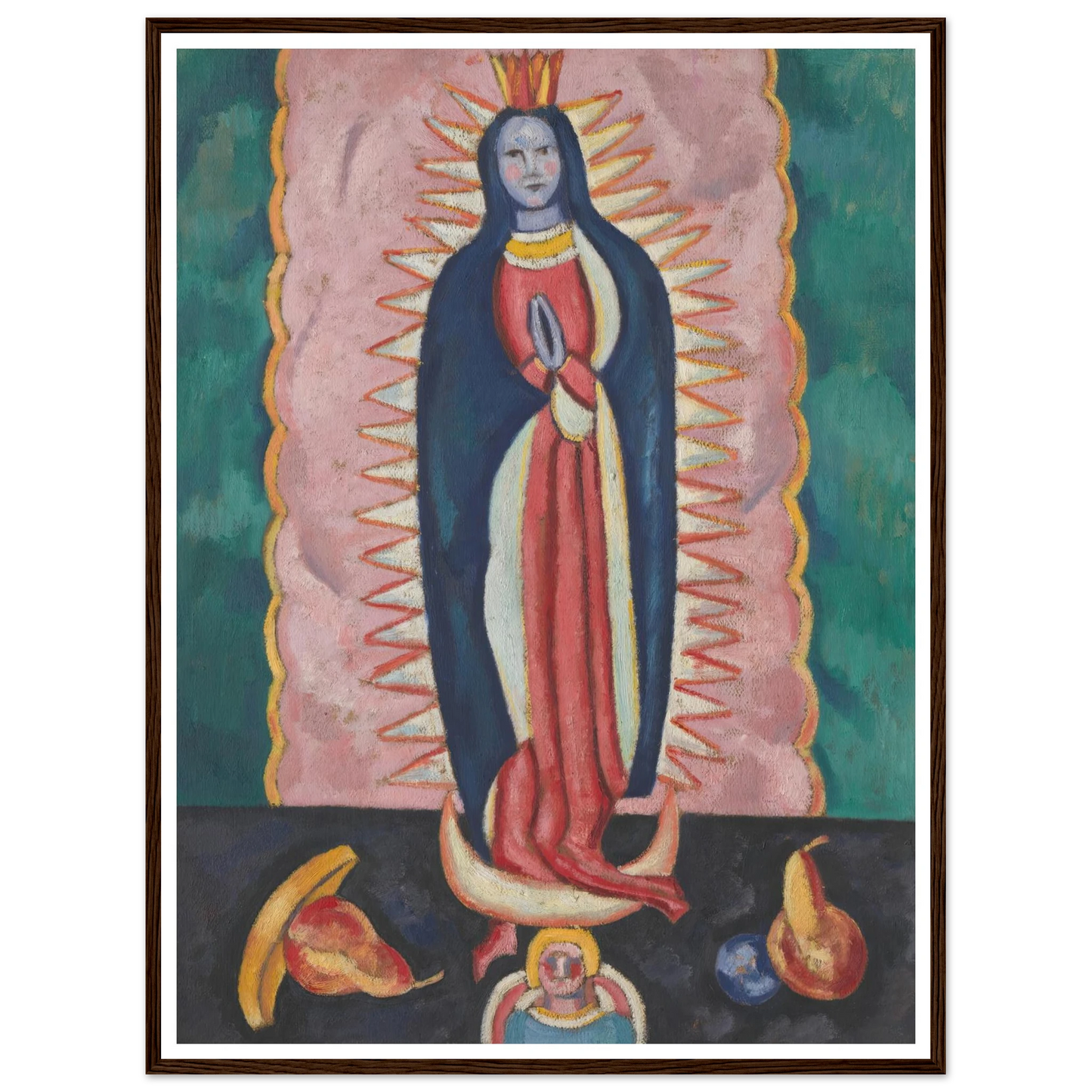 The Virgin of Guadalupe (ca. 1918–19) Art Print | Marsden Hartley-Quipham Collections