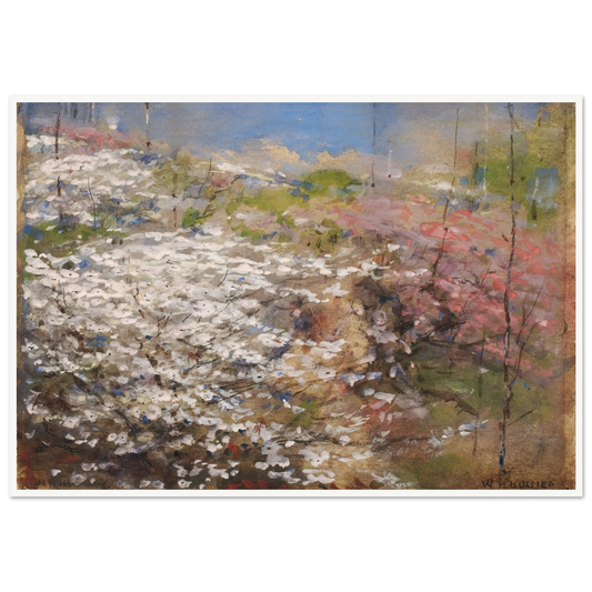 Field Of Blossoms (1927) Art Print | William Henry Holmes-Quipham Collections