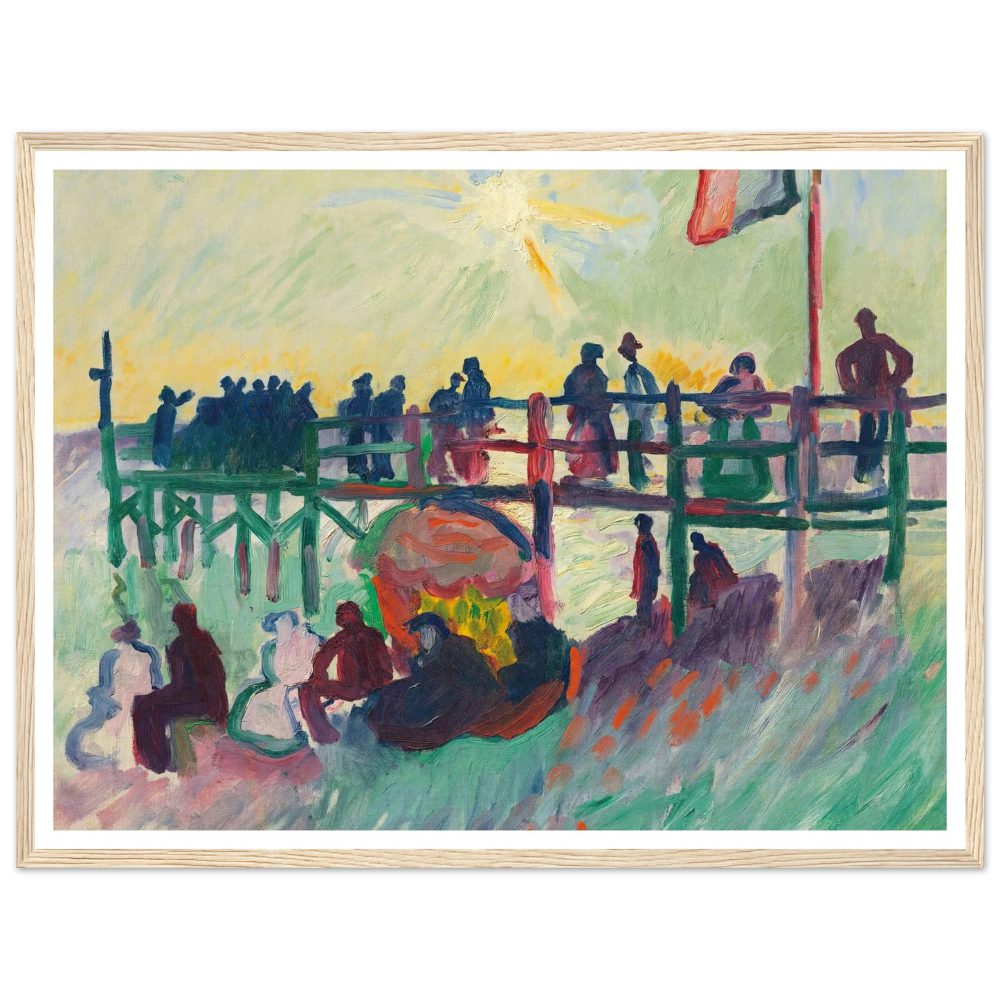 L’estacade au Havre (1905-1906) Art Print | Raoul Dufy-Quipham Collections