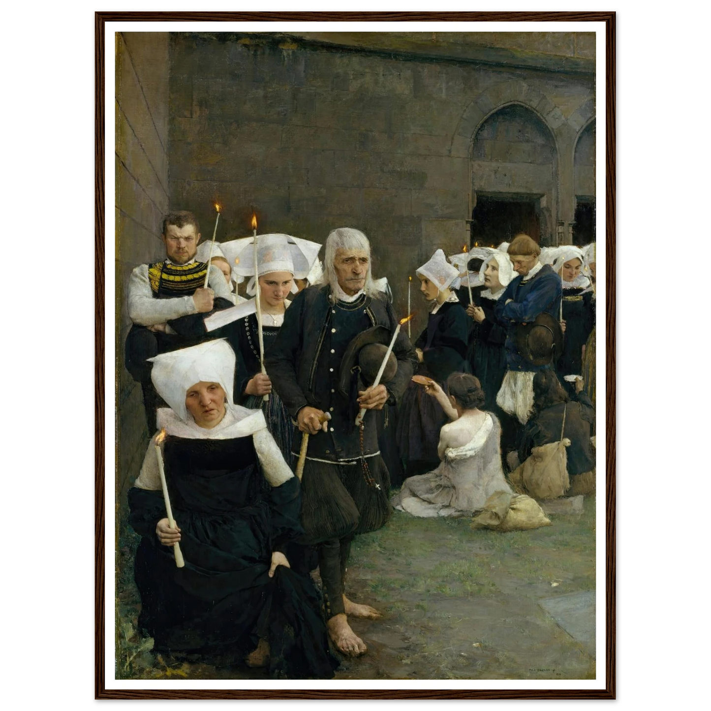 The Pardon in Brittany (1886) Art Print | Pascal Adolphe Jean Dagnan Bouveret-Quipham Collections