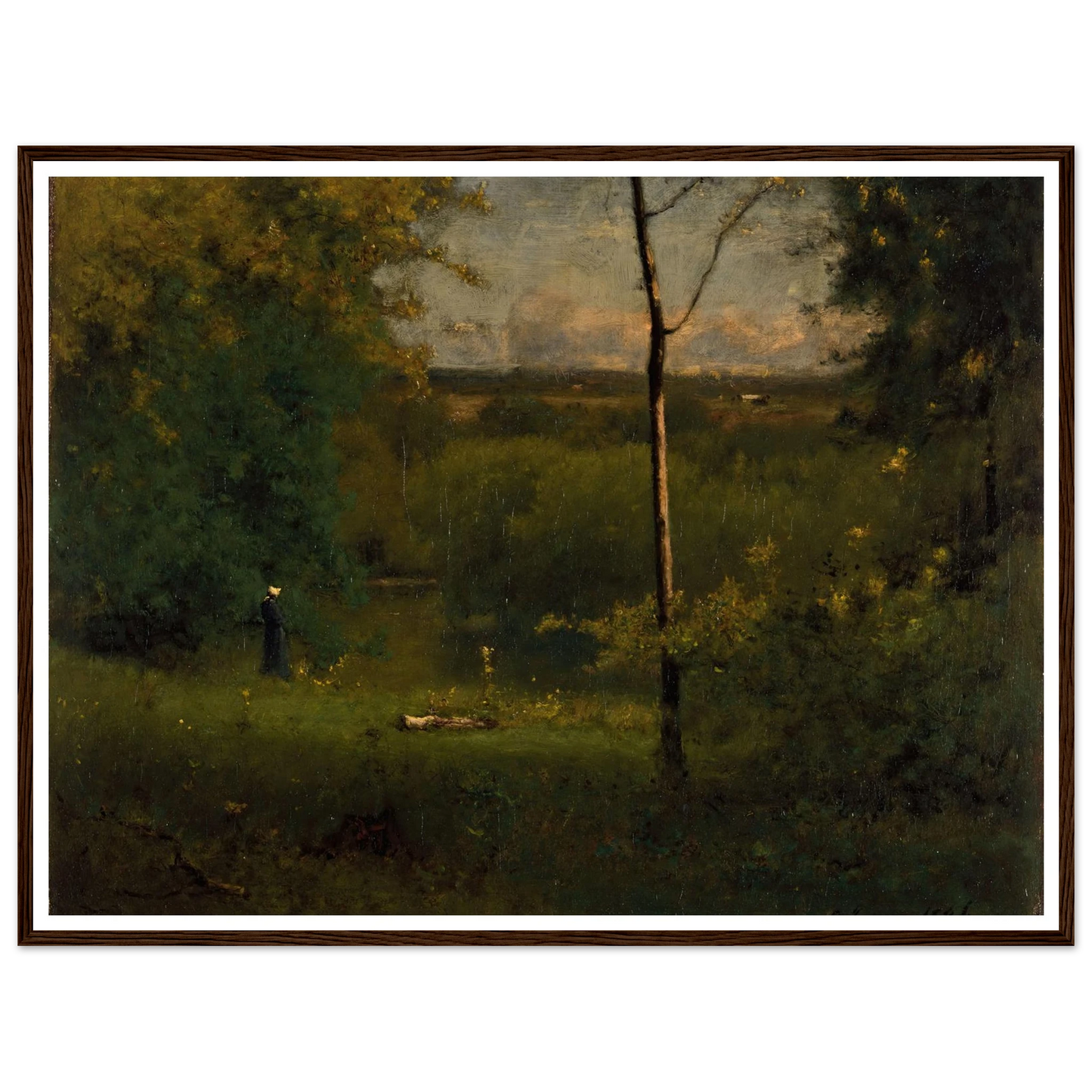 Looking over the River (1886) Art Print | George Inness-Quipham Collections