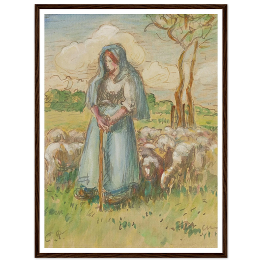 La Bergère Art Print | Camille Pissarro-Quipham Collections