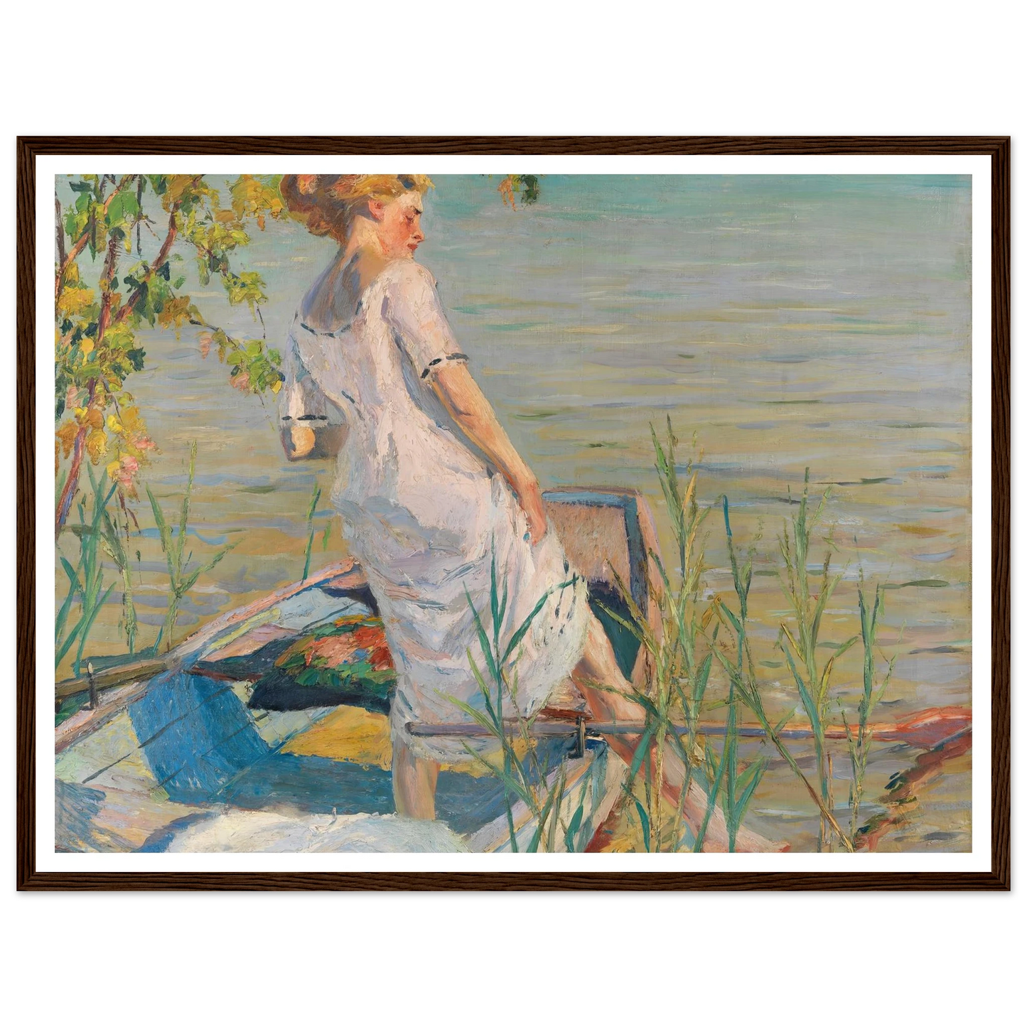 Summer morning on Lake Starnberg (1920-25) Art Print | Edward Cucue-Quipham Collections