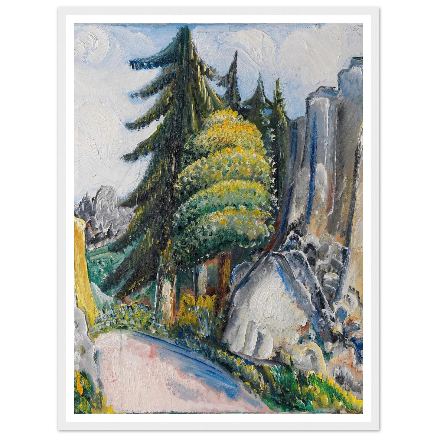 Alblandschaft (1932) Art Print | Paul Kleinschmidt-Quipham Collections