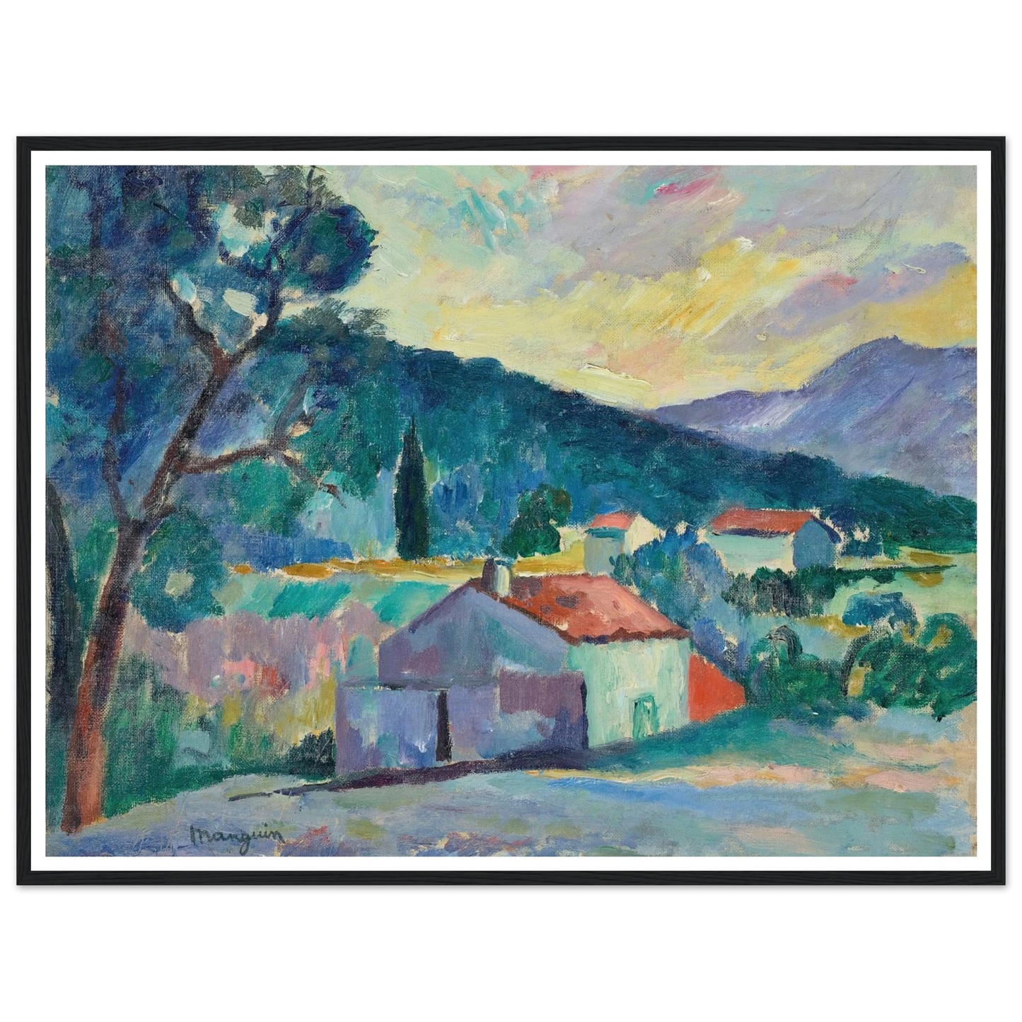 Le Mas à Saint-Tropez (1905) Art Print | Henri Manguin-Quipham Collections