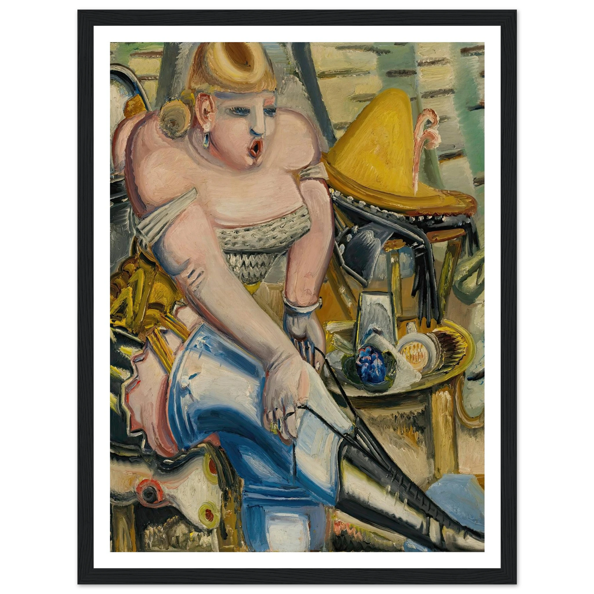 Zirkusdarstellerin, Sich Die Schuhe Bindend (Circus Performer Lacing Her Shoes) ( 1933) Art Print | Paul Kleinschmidt-Quipham Collections