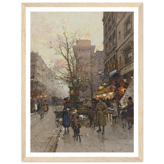 La Porte Saint Denis, Paris Art Print | Eugene Galien Laloue-Quipham Collections