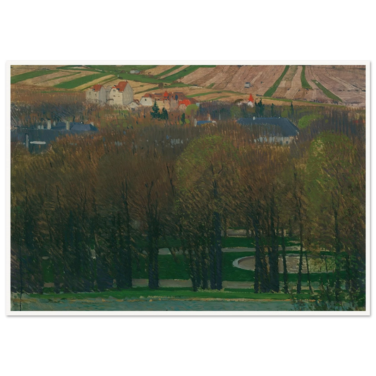 Blick von Heiligenstadt auf den Nußberg (1903) Art Print | Carl Moll-Quipham Collections
