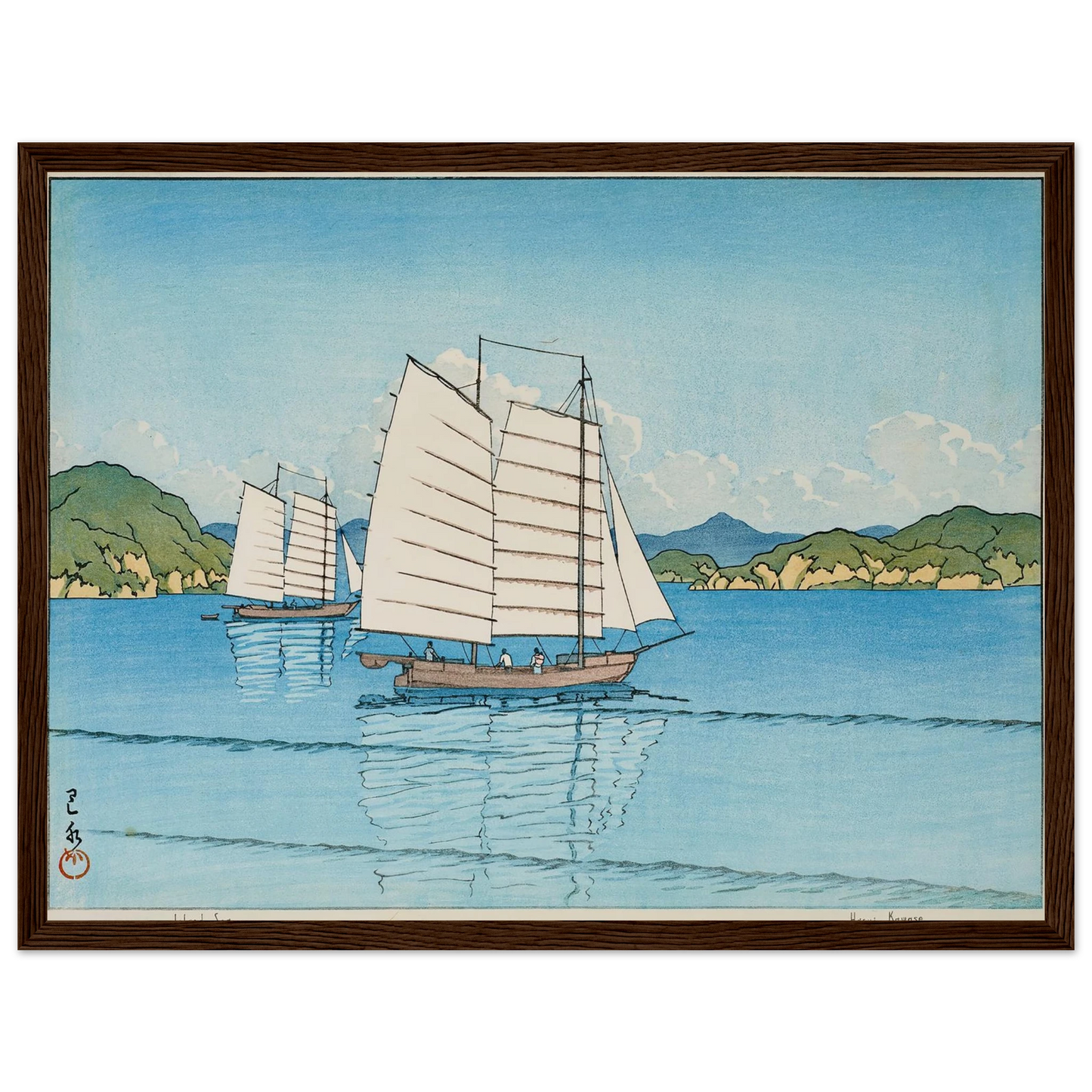 Inland Sea (1952) Art Print | Kawase Hasui-Quipham Collections