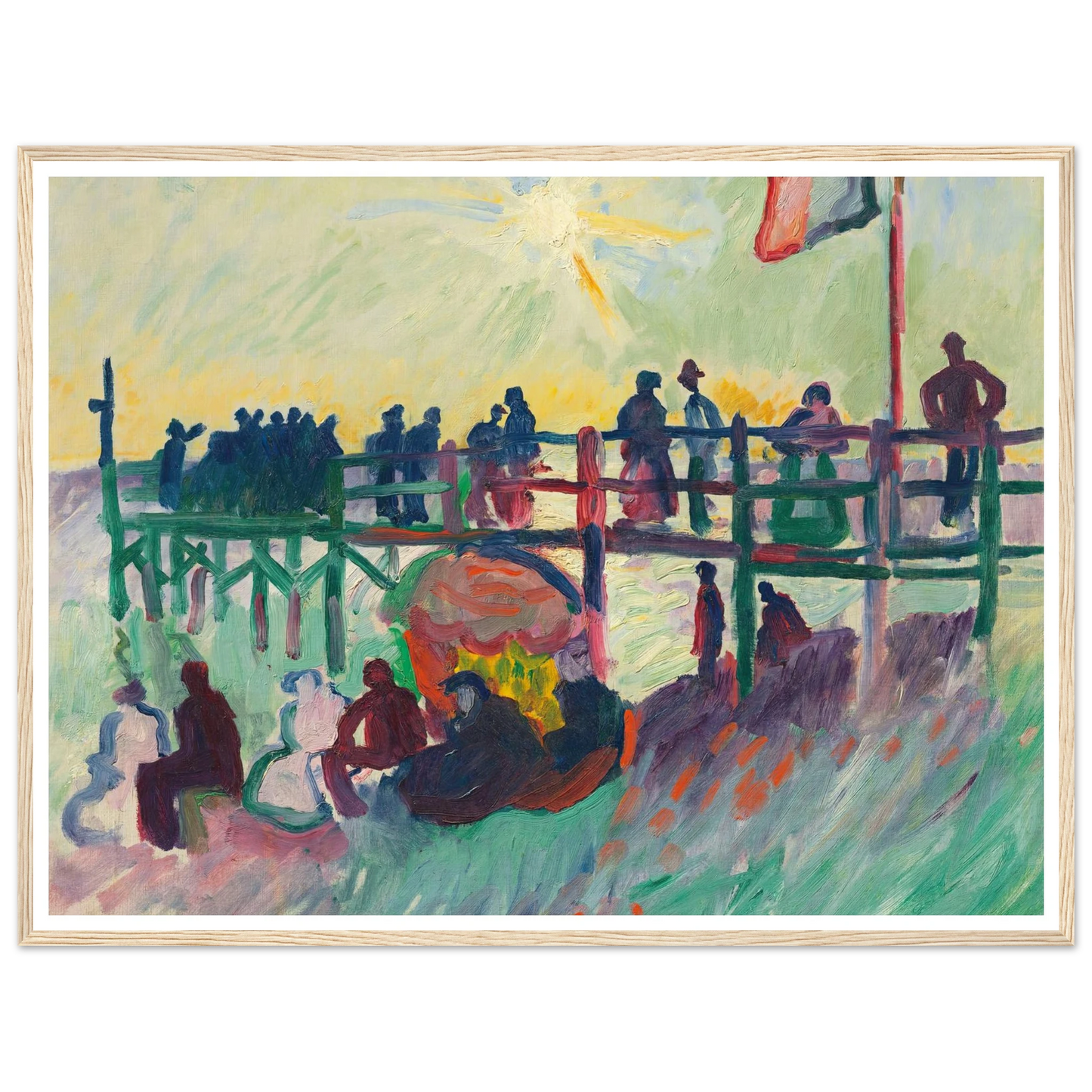 L’estacade au Havre (1905-1906) Art Print | Raoul Dufy-Quipham Collections