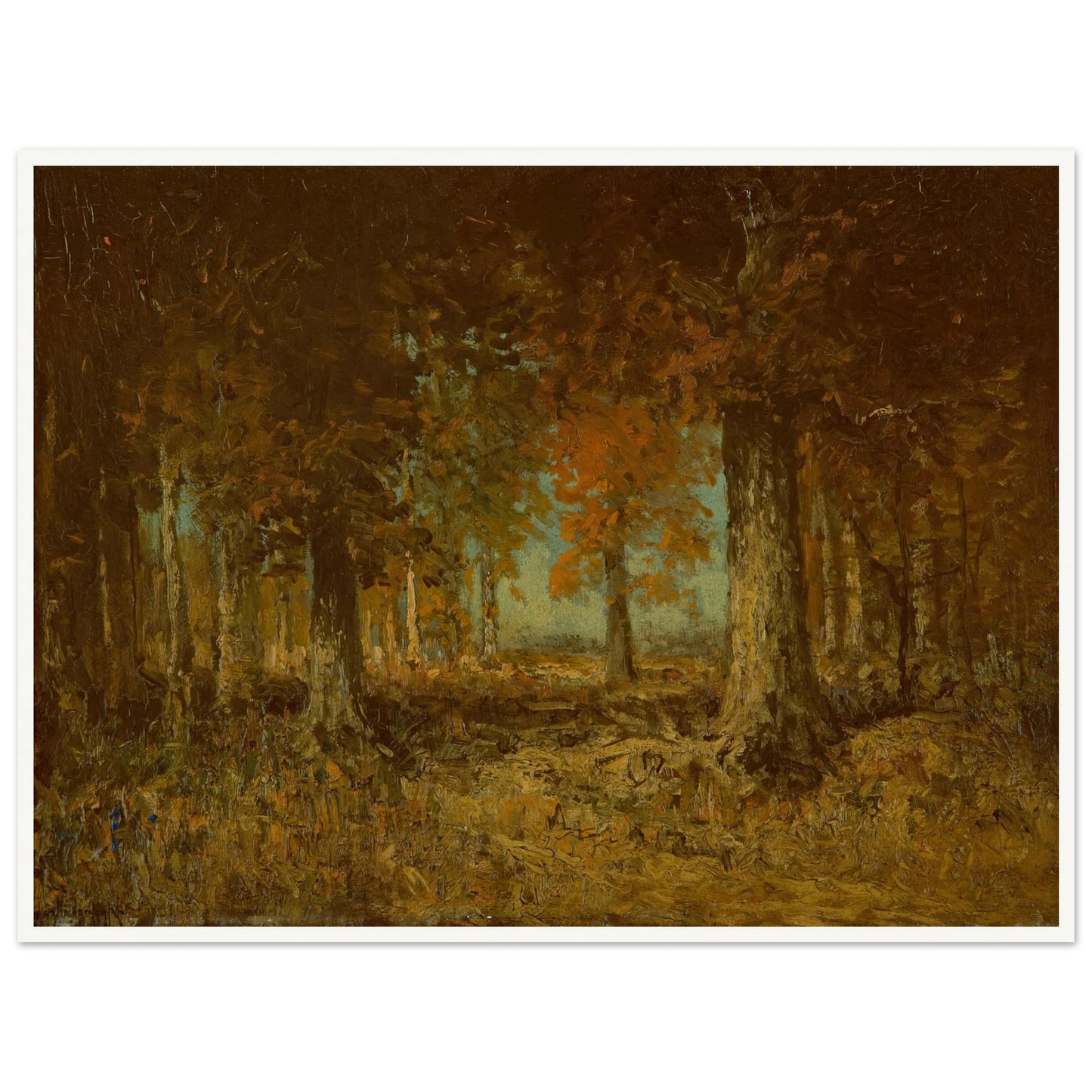 Edge of the Woods (1908) Art Print | Julian Onderdonk-Quipham Collections