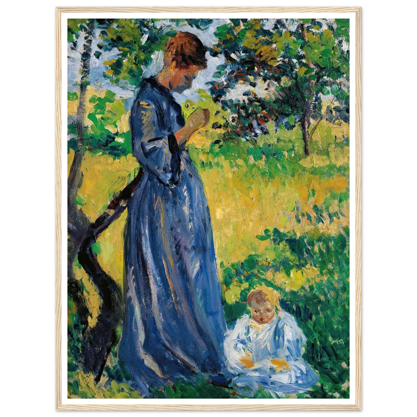 Poissy, Madame Dillon (1893) Art Print | Maximilien Luce-Quipham Collections
