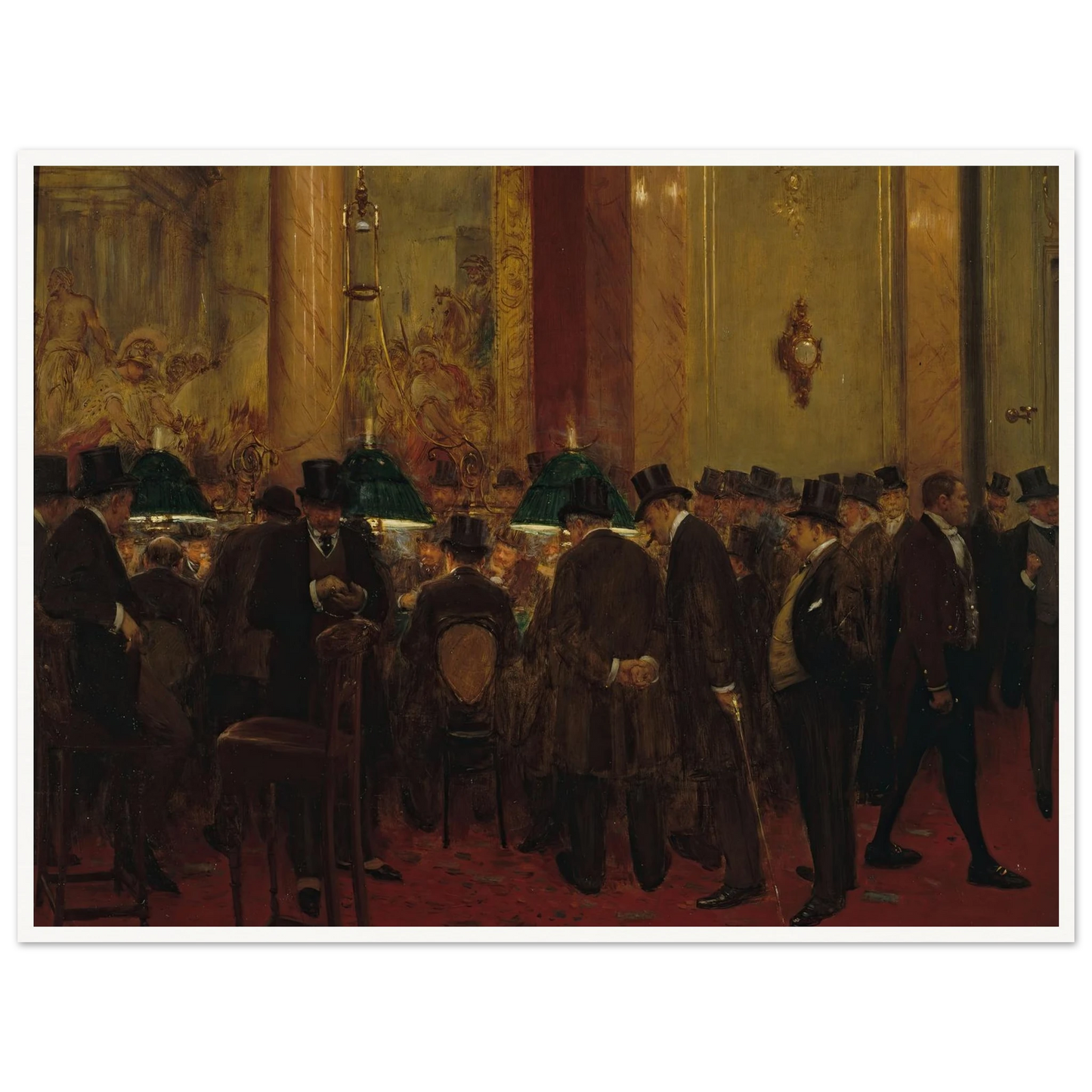Au cercle (1908) Art Print | Jean Beraud-Quipham Collections