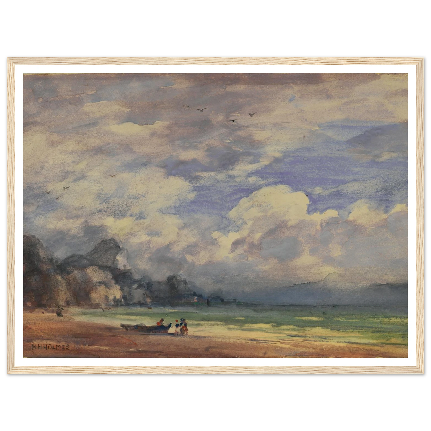 On The California Coast Art Print | William Henry Holmes-Quipham Collections