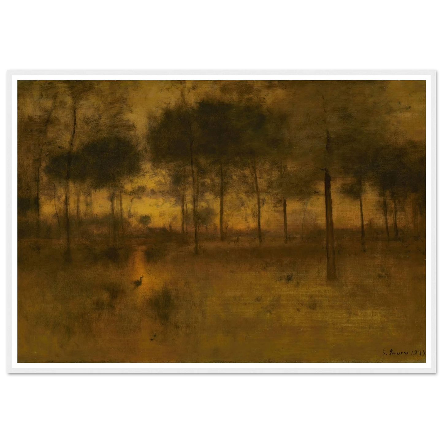 The Home of the Heron Art Print | George Inness-Quipham Collections