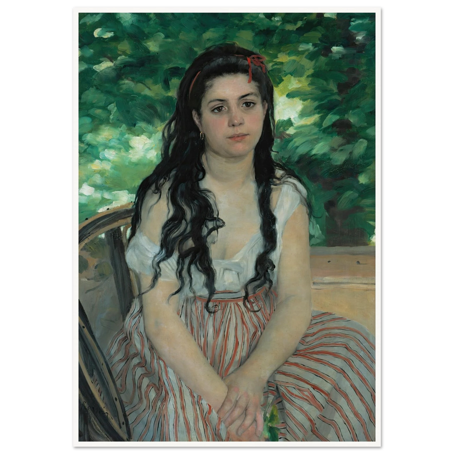 Summer (1868) Art Print | Pierre Auguste Renoir-Quipham Collections