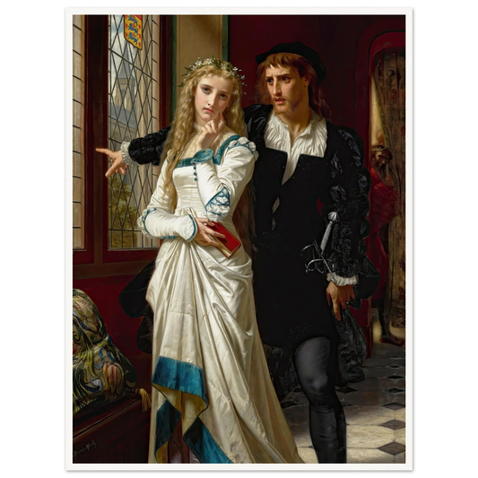 Hamlet And Ophelia (1873) Art Print | Hugues Merle-Quipham Collections