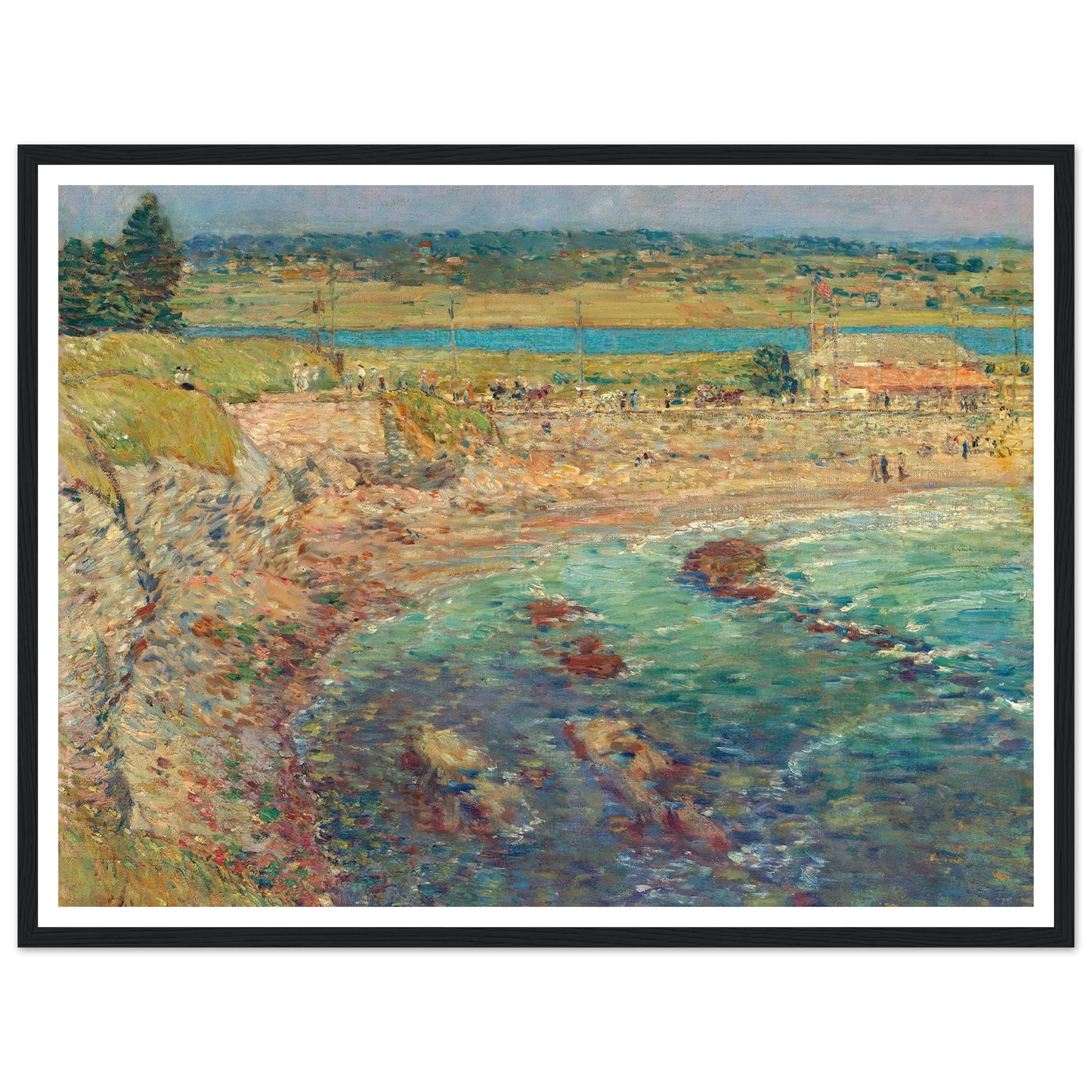 Bailey’s Beach, Newport, R.I. (1901) Art Print | Childe Hassam-Quipham Collections