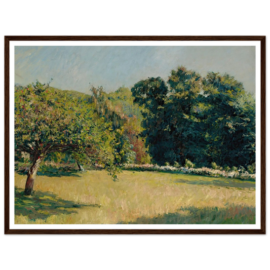 Un Jardin À Trouville (1882) Art Print | Gustave Caillebotte-Quipham Collections