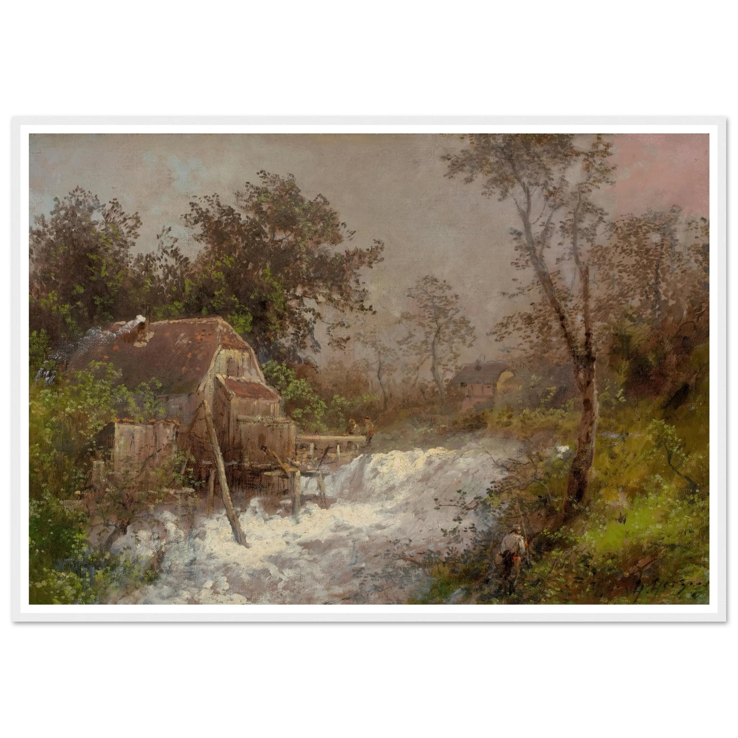 The Old Mill Art Print | Hermann Ottomar Herzog-Quipham Collections